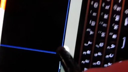 My blackberry Q10's screen is off-target and there is no way to recollaborate it, this video explains it in some detail, using one hand lol