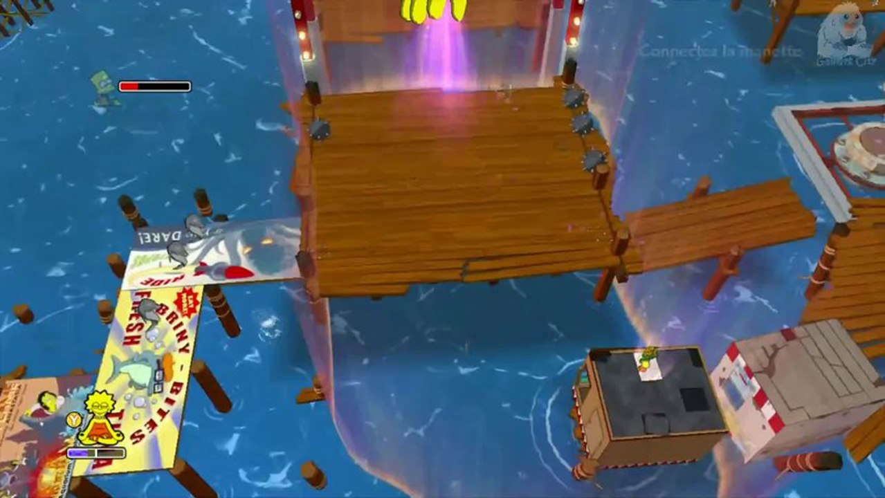 Let's Play "Les Simpson Le Jeux" #4 : Attention un Donuts Géant !
