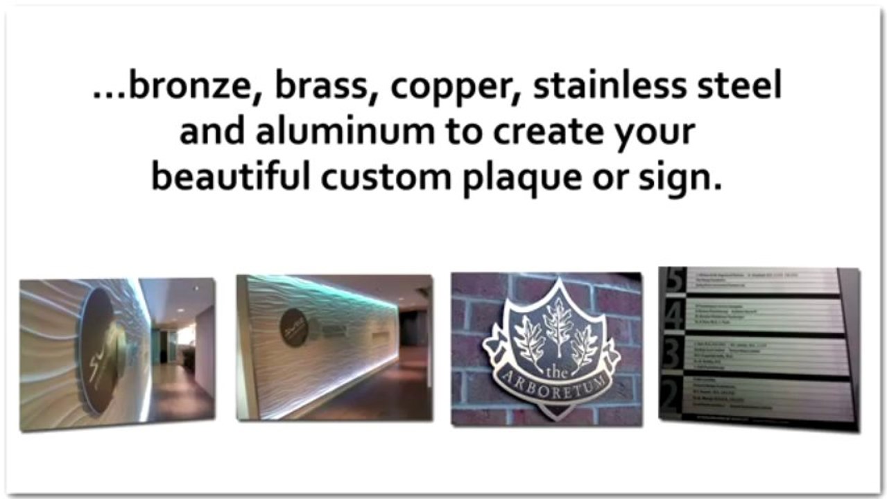 Indoor Retail Commercial Metal Signs Toronto