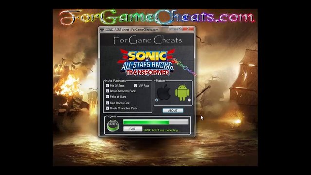 sonic all stars racing cheat download, sonic hack download 2014