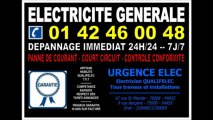 ELECTRICIEN 24/24 - 7/7 -- TEL: 0142460048 - PARIS 3eme - DEPANNAGE URGENT IMMEDIAT