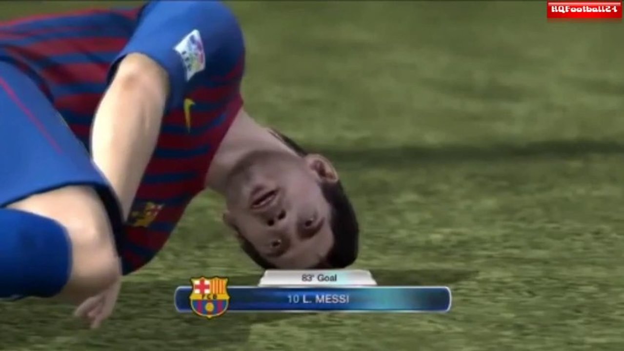 Bug dans FIFA 14 : Messi marque et meurt sur le terrain! Taré!!!
