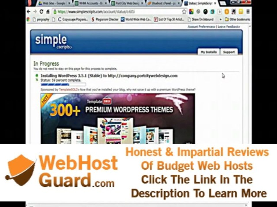How to Install WordPress On A Bluehost Hosting Account