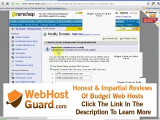 Step 3: How To Point Your Domain To Your Hosting Account/Change DNS