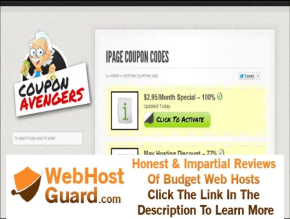 iPage Coupons // Save Money On Your Order!!