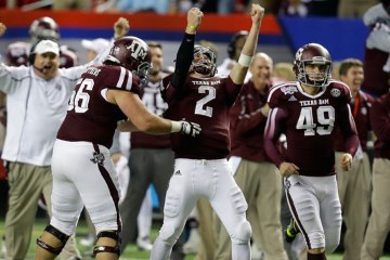 Johnny Manziel INSANE Escape and TD Pass!!