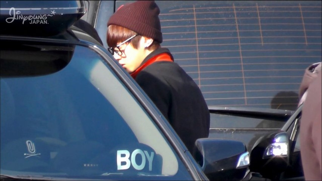 131229 SBS 가요대전 출근 - 진영.