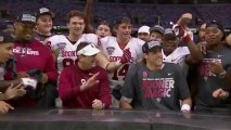 Sugar Bowl Oklahoma Celebration - TV Set Almost Collapses!!