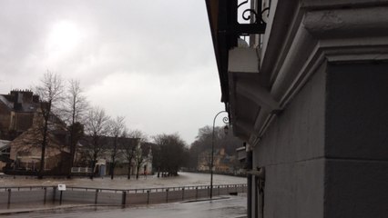 La Laïta menaçante à Quimperlé