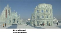 En Chine, de monumentales sculptures de glace à couper le souffle