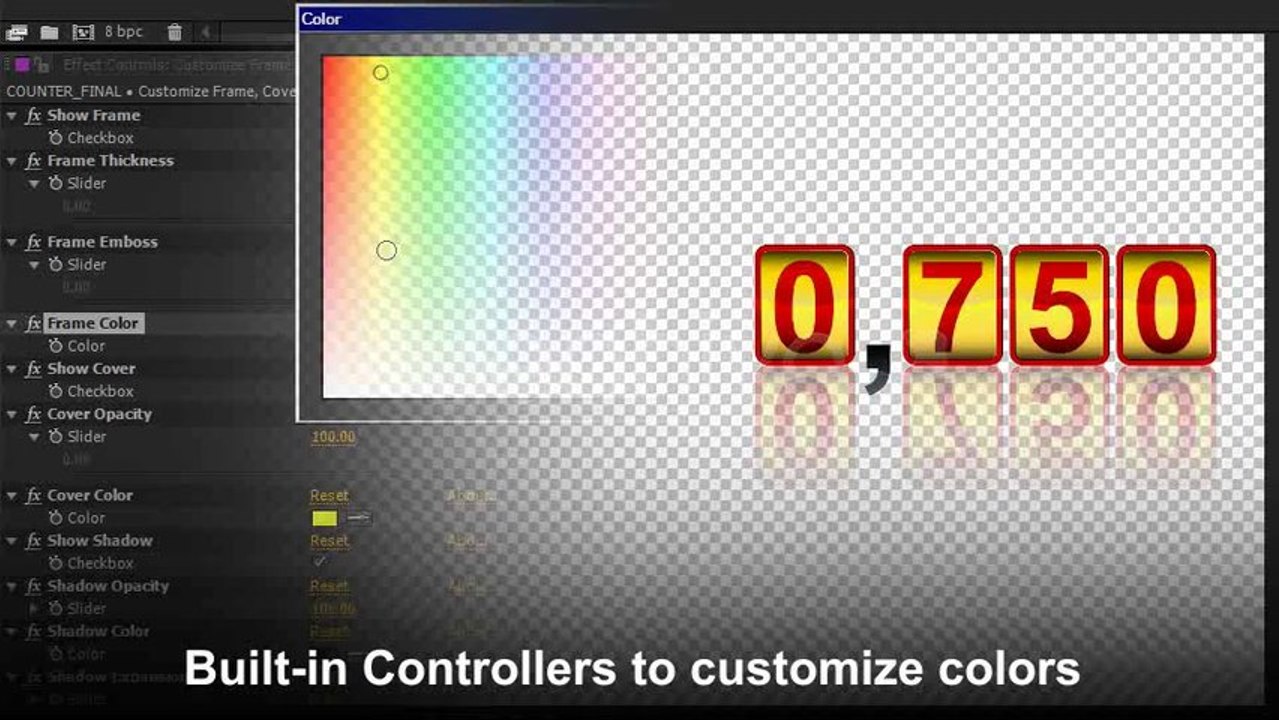 Analog Counter - After Effects Template