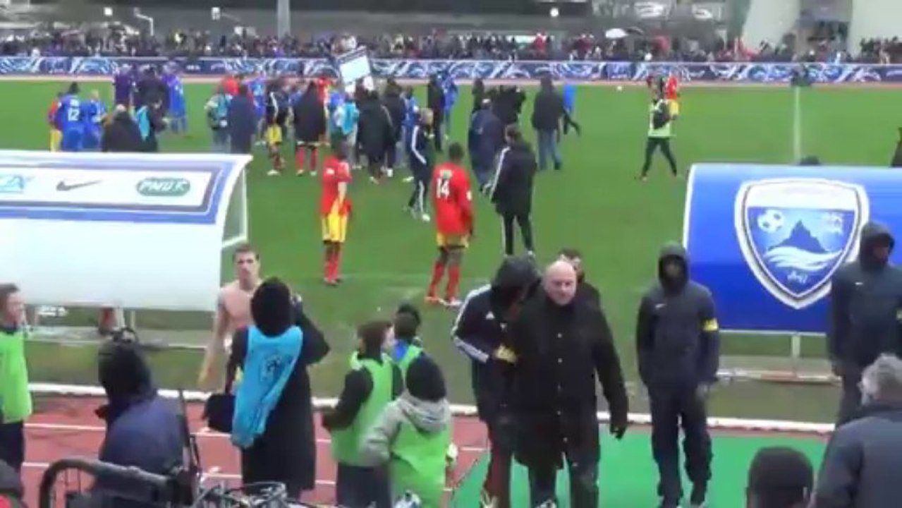 32e finale coupe de france football 2014 Avranches vs. Lens