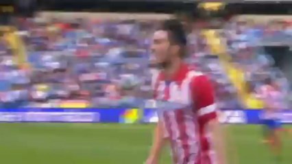 Gol de Koke (Málaga 0-1 Atlético de Madrid)