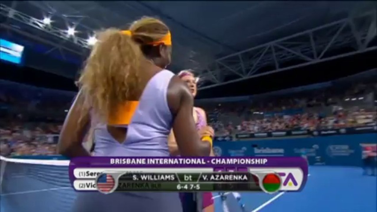 Brisbane: Williams zeigt Azarenka die Grenzen auf