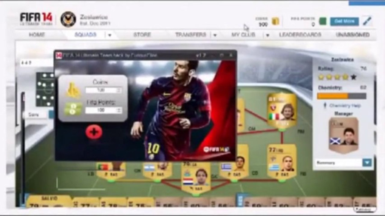Fifa 14 Ultimate team coin generator for Xbox 350, PS3, PC