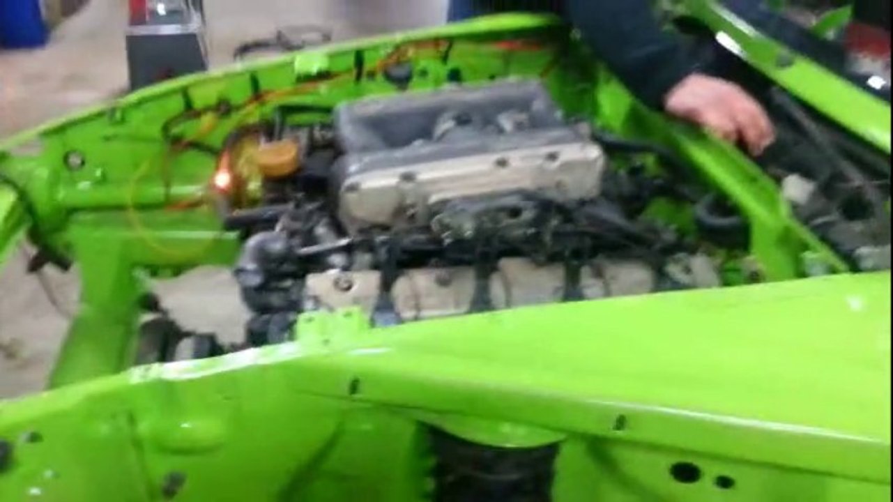 Démarrage moteur Porsche  928 injection Sybele .