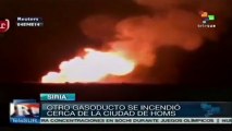 Ataque explosivo a gasoducto dejó a oscuras y sin gas al sur de Siria