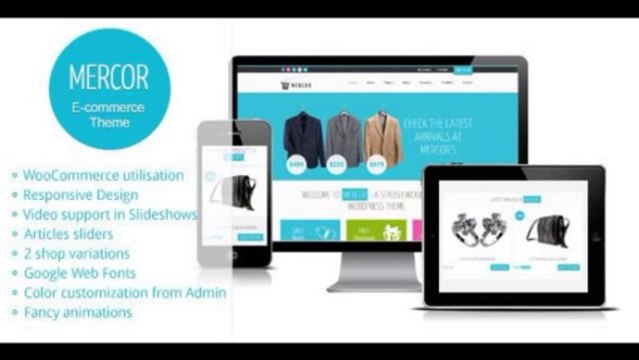 Preview Mercor Responsive WordPress WooCommerce Theme eC eCommerce WordPress Download