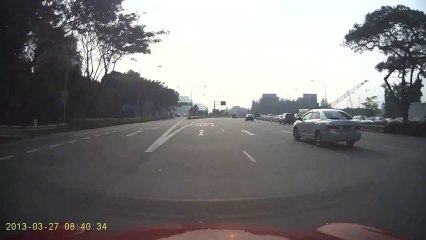 Failure to check blind spot before attempting lane change.