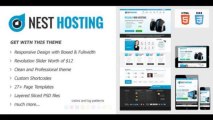 Preview NEST HOSTING Responsive Hosting Theme Template T Site Templates Technology Download