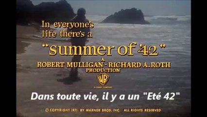 "Summer 42" ("Un été 42") French subtiles (Sous-titres français)