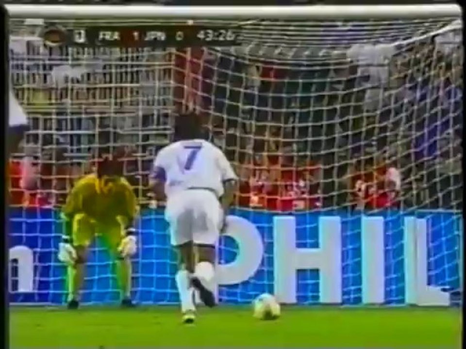 2003 (June 20) France 2-Japan 1 (Confederations Cup)