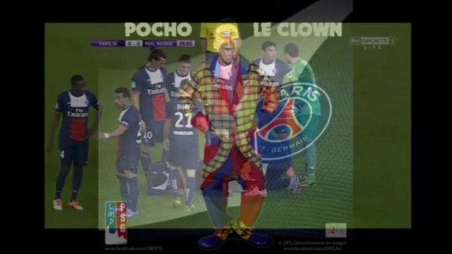 Coups de pieds aux fesses PSG-Real 2014