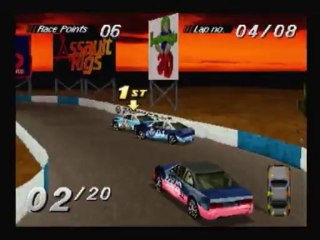 PS1 - Destruction Derby - Rookie - Division 5 - 4th Race - Cactus Creek