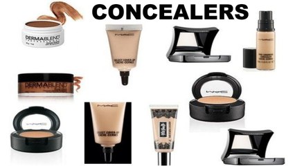 Concealers: Full, Medium, Light Coverage Concealers by MAC, ILLAMASQUA, KAT VON D, DERMABLEND