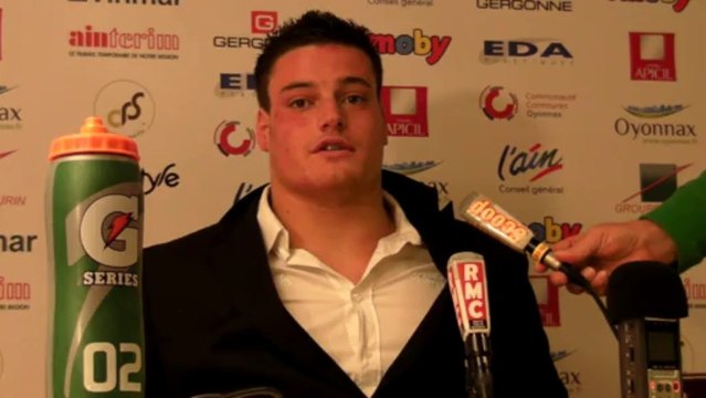 Rugby Top 14 - Antoine Tichit réagit après Oyonnax - Racing Métro