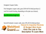 Hostgator Coupon Code - 25% off or $9.94 off Hostgator Coupon Codes In Description