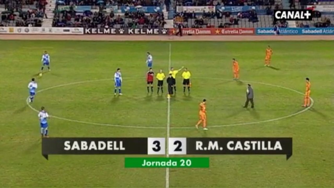 Liga Adelante Sabadell 3 RM Castilla 2