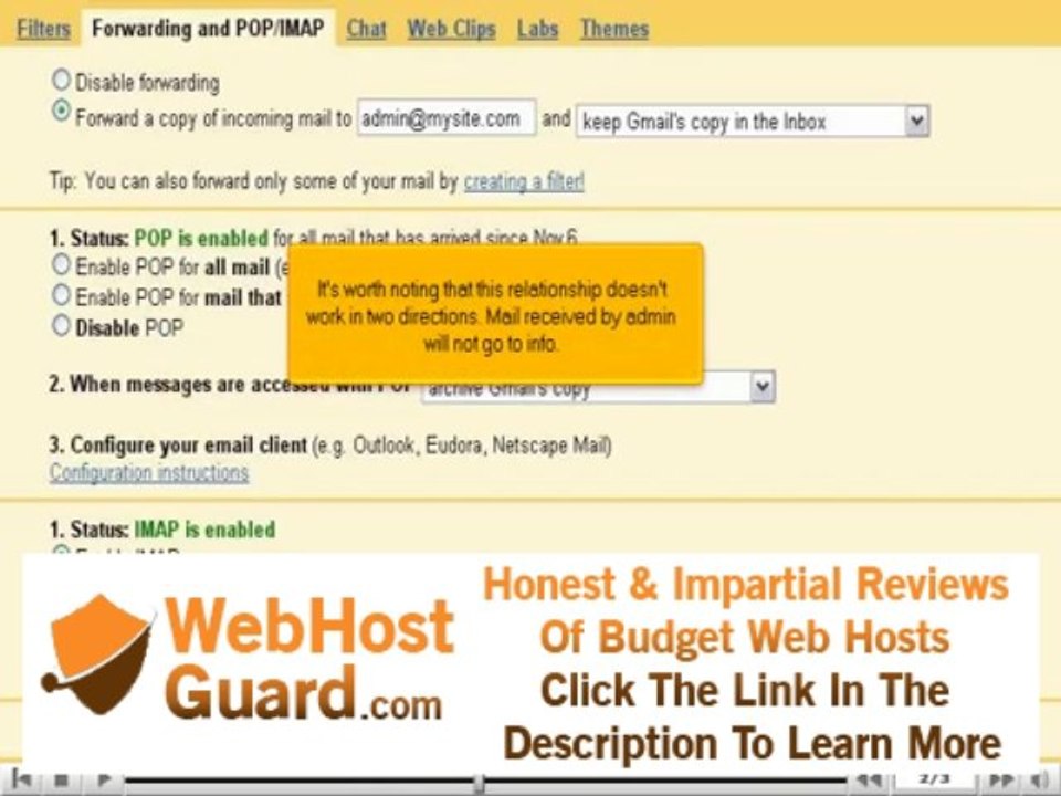 What are email forwarders? - Web Hosting Tutorial