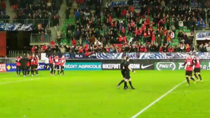 04/01/14 : SRFC-VAFC : le tir vainqueur de Bakayoko