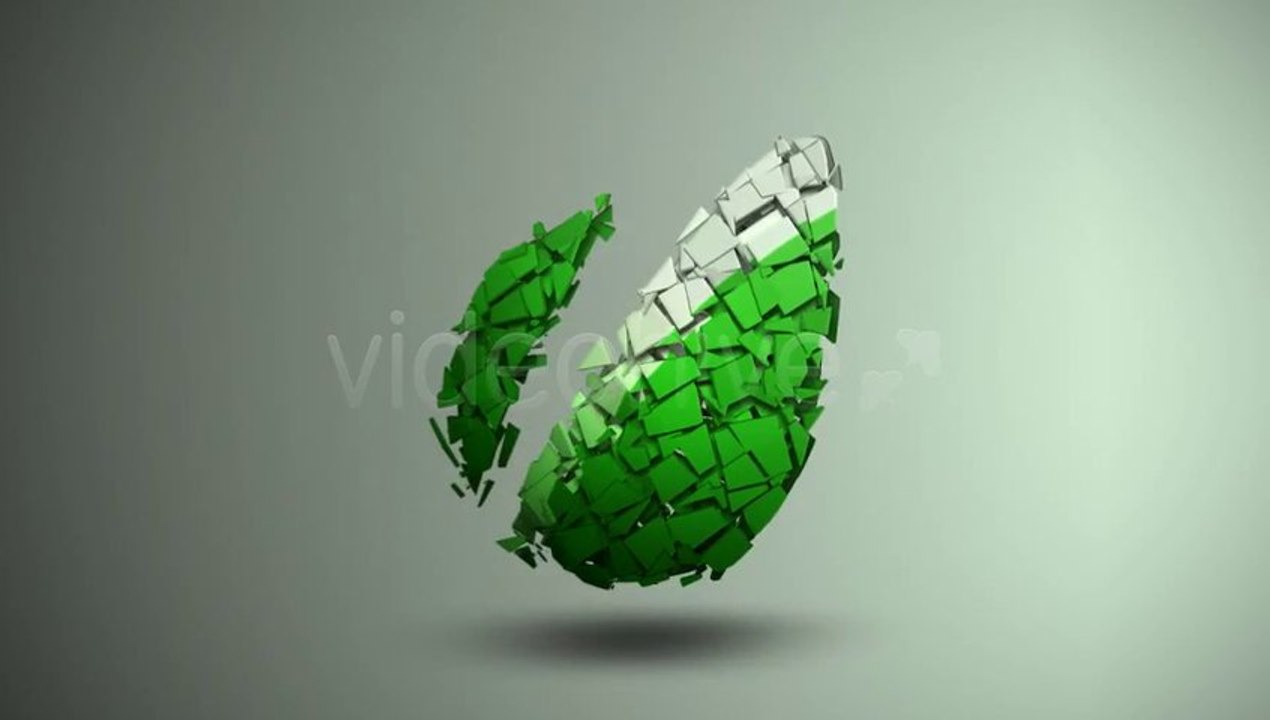 Reversed Shatter Logo - After Effects Template