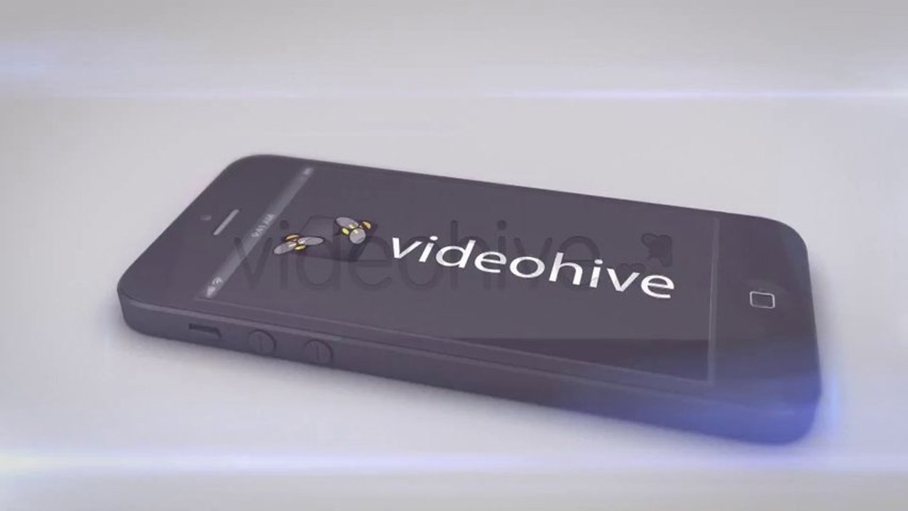 Phone 5 Horizontal Logo Display - After Effects Template