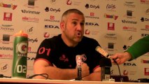 Rugby Top 14 - Christophe Urios  réagit après Oyonnax - Racing Métro (2e partie)