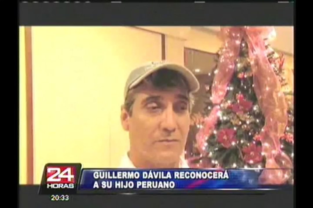 Cantante Guillermo Dávila reconocerá a su hijo peruano de 12 años