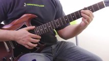 Lead Guitar Lesson - 2 string legato exercise - How to get speed on guitar