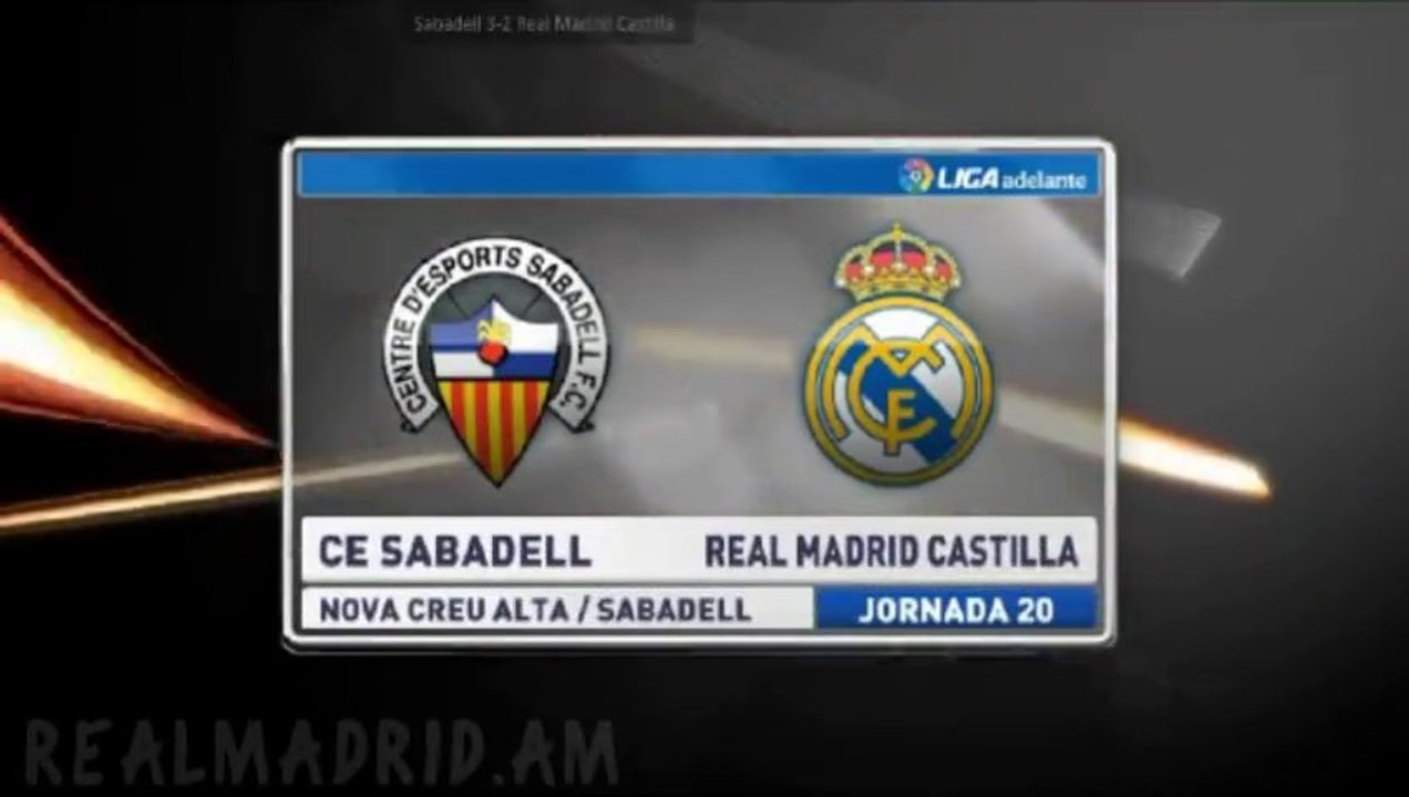 Sabadell - RM Castilla 3-2