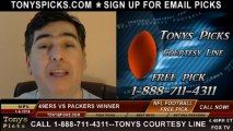 Green Bay Packers vs. San Francisco 49ers Pick Prediction NFL NFC Wildcard Playoff Pro Football Odds Preview 1-5-2014