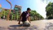 Skater without legs - Desable Skateboard rider!