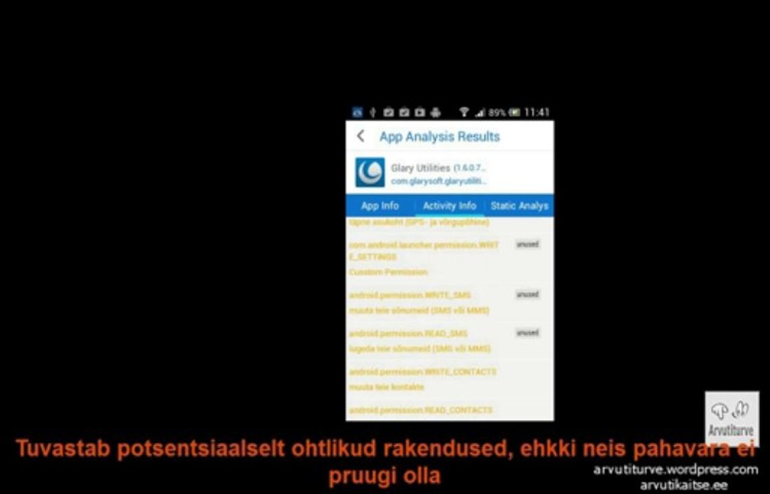 Android tasuta viirusetõrje - AVL Pro App Security&Antivirus