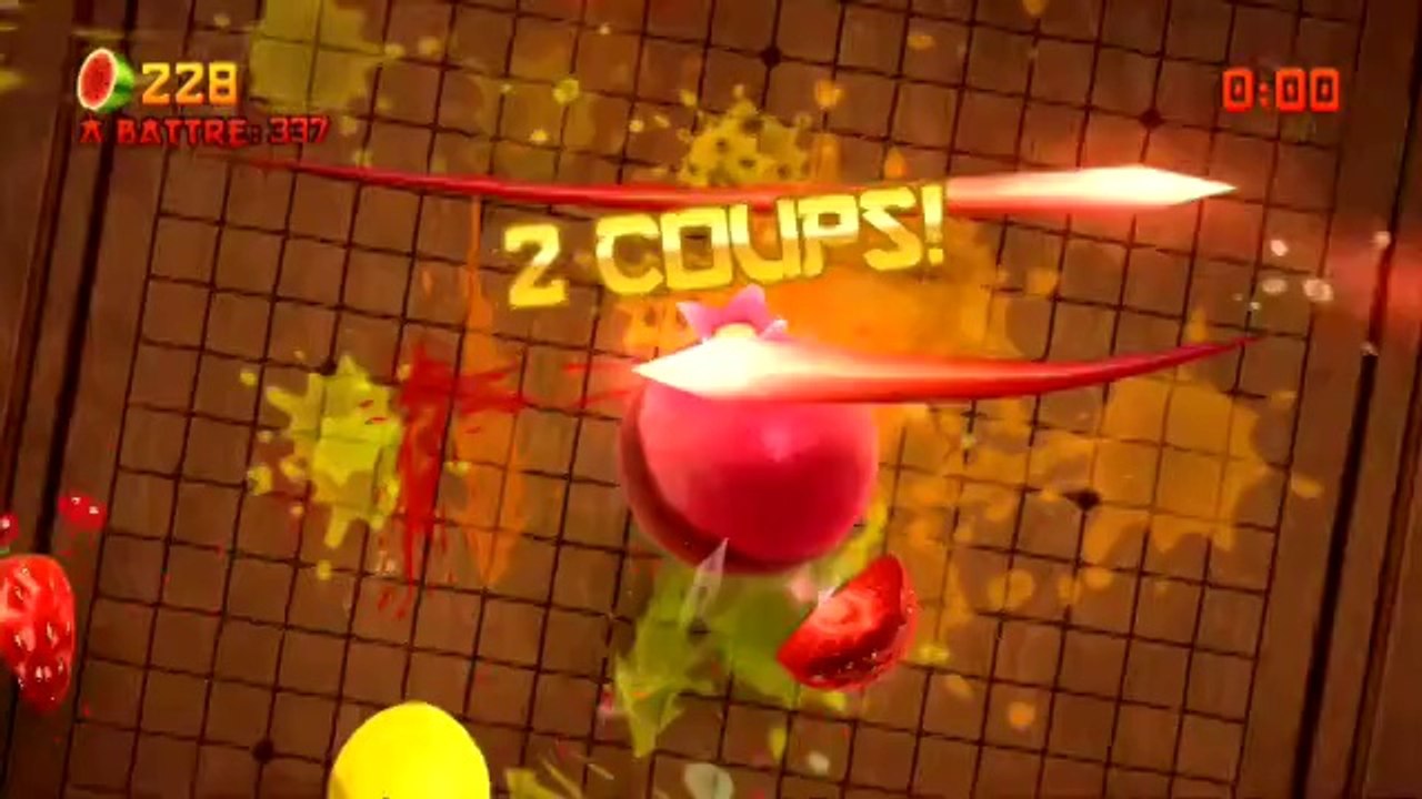 Fruit Ninja Kinect - Tranchage juteux