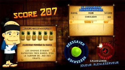 Fruit Ninja Kinect - Salade de fruits