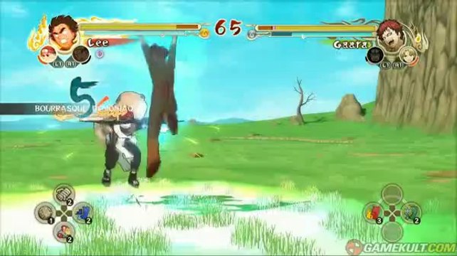 Naruto Ultimate Ninja Storm - Gaara contre Rock Lee