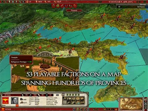 Europa Universalis : Rome - Trailer du jeu