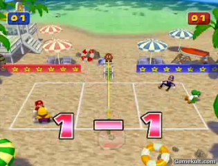 Mario Party 5 - Mario Xtreme Beachvolley