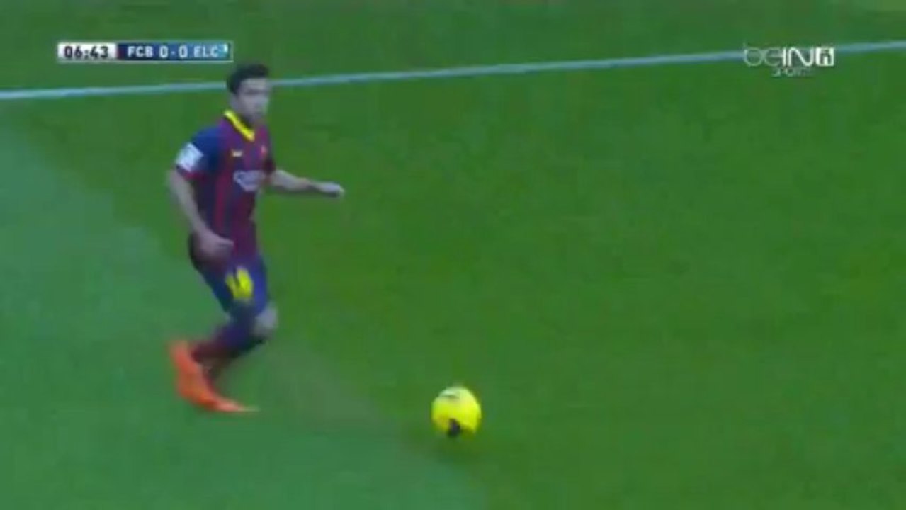 Gol de Alexis Sánchez (FC Barcelona 1-0 Elche) | Jornada 18