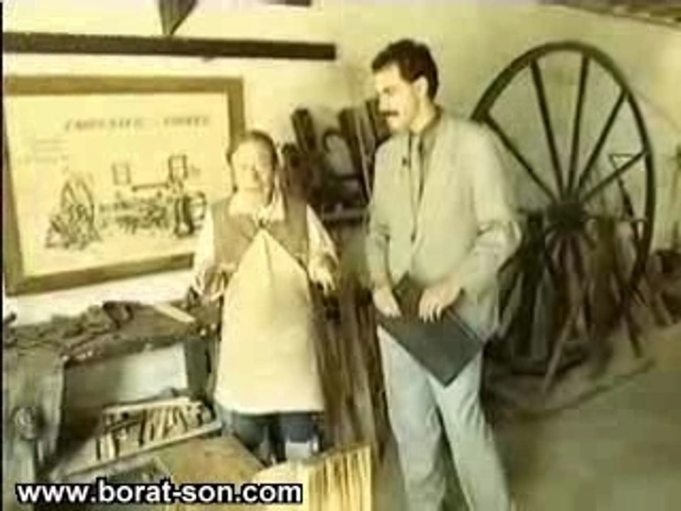 Borat go to a historic outdoor museum ye